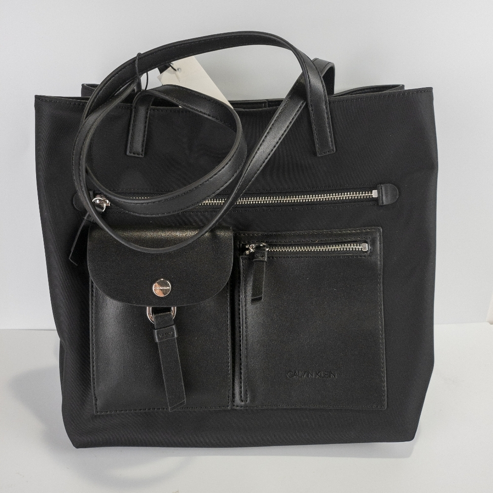 Calvin Klein Rossa Nylon Tote - Picture 3 of 4
